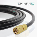 SIO-RG58-RPSMA3 Converter Cable (Part A) - 3m RPSMA-Connector to BNC Female