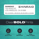 SHINRAIO Compatible DK-1209 Address, Barcode, & Drinks (1.1" X 2.4”) Replacement Labels, Compatible with Brother QL Label Printers - 1 Rolls-