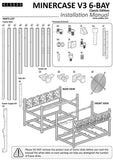 VEDDHA V3C - 6 GPU Mining Rig Frame