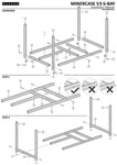 VEDDHA V3C - 6 GPU Mining Rig Frame