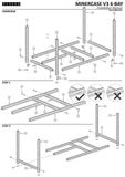 VEDDHA V3C - 6 GPU Mining Rig Frame