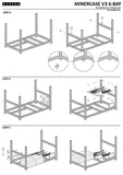 VEDDHA V3C - 6 GPU Mining Rig Frame